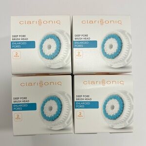 BNIB Clarisonic Deep Pore Brush Head Set 8 total